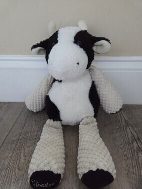 Scentsy Buddy Cow Plush Stuffed Animal Toy w/ Happy Go Lucky Scent Pak